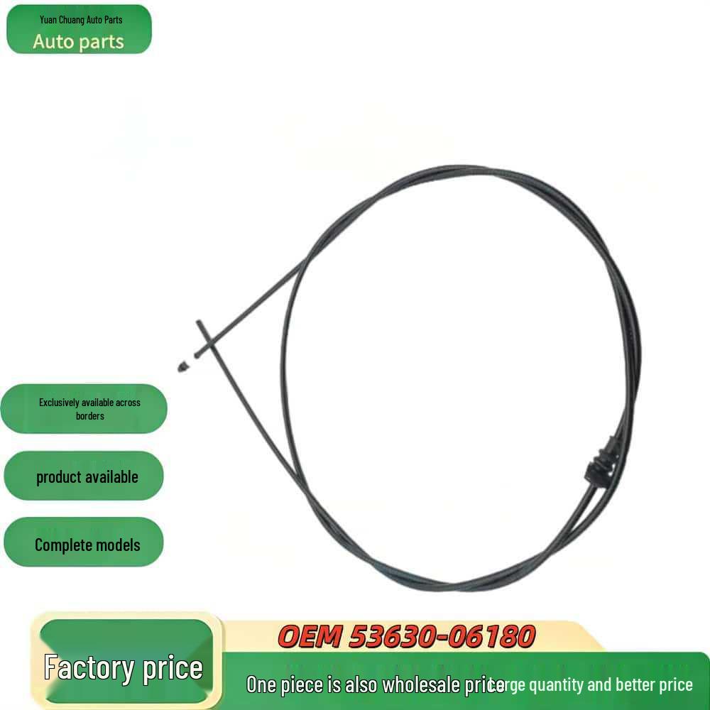 Cross-Border Compatible Camry Hood Release Cable 53630-06140/53630-06180 Toyota
Cross-Border Compatible Camry Hood Release Cable 53630-06140/53630-06180 Toyota