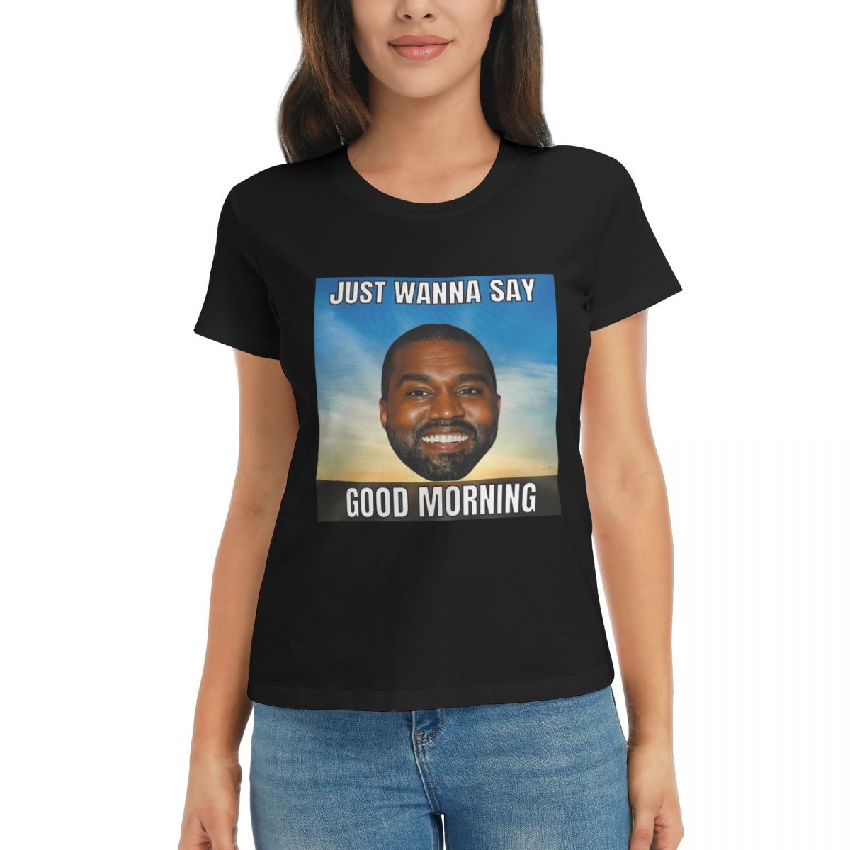 Women TShirt Kanye West Summer Short Sleeve Tees Crew Neck Cotton T Shirts Clothes Tops Streetwear 2XL
Women TShirt Kanye West Summer Short Sleeve Tees Crew Neck Cotton T Shirts Clothes Tops Streetwear 2XL