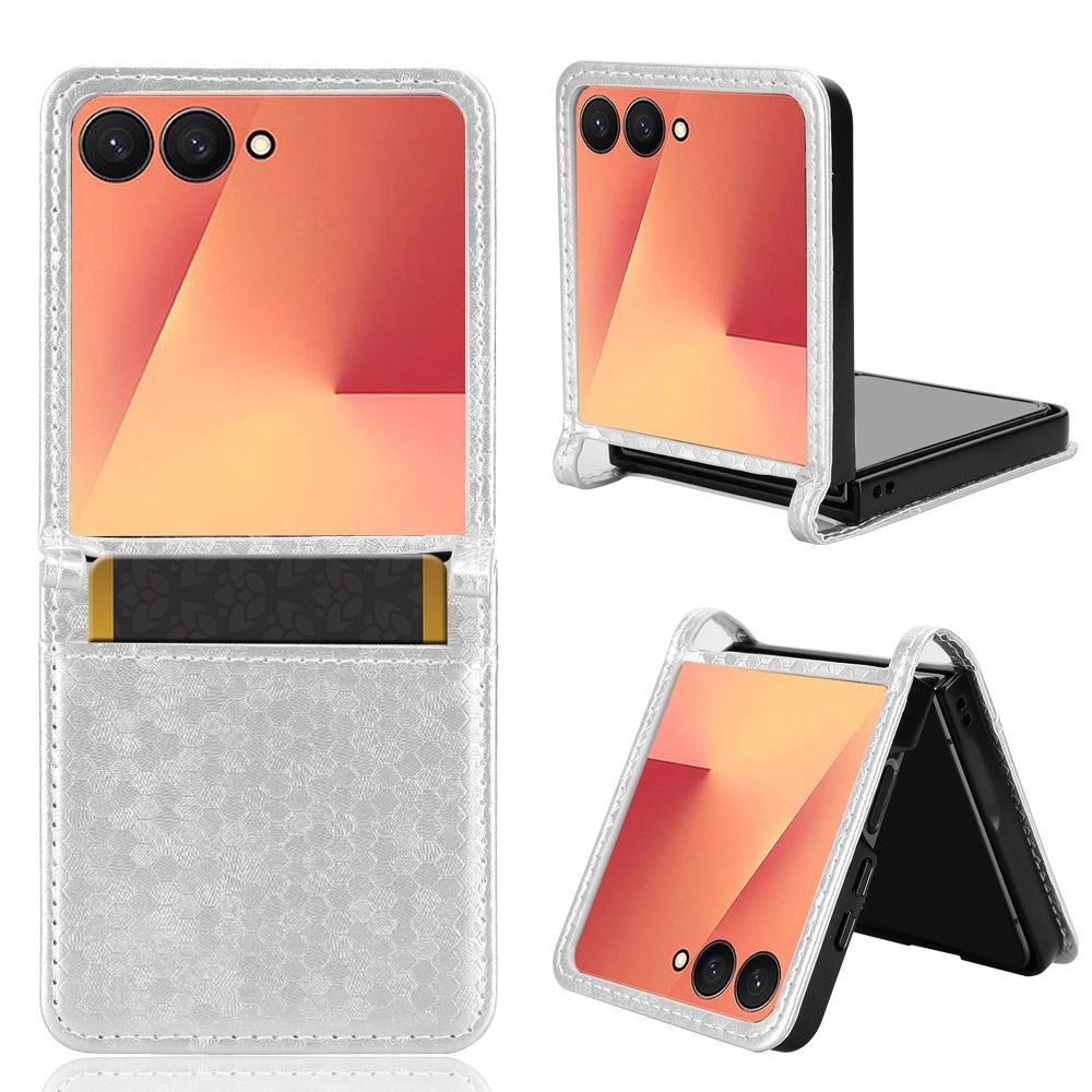 For Samsung Galaxy Z Flip7 5G Case with Card Slot Dot Pattern Imprint PC + PU Leather Phone Cover E
For Samsung Galaxy Z Flip7 5G Case with Card Slot Dot Pattern Imprint PC + PU Leather Phone Cover E