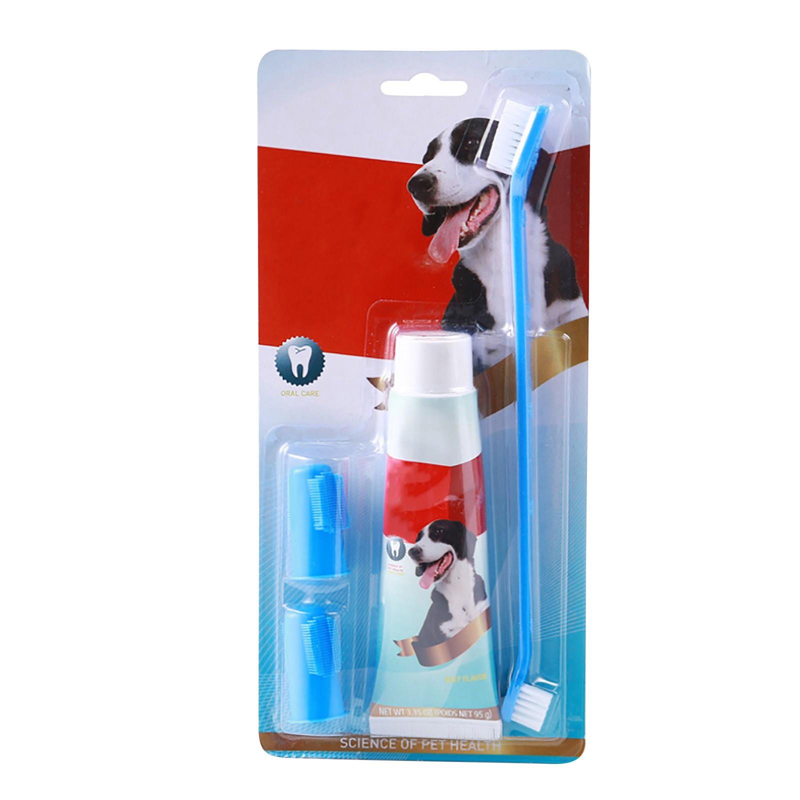 Contains Toothpaste, Toothbrush & Fingerbrush-Reduces Plaque & Tartar, 3-Piece
Contains Toothpaste, Toothbrush & Fingerbrush-Reduces Plaque & Tartar, 3-Piece