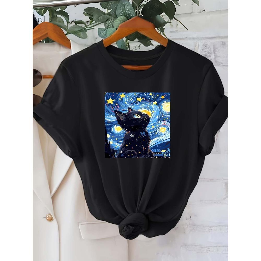 Women S Fashion Round Neck Short-Sleeved T-Shirt Trendy Spring and Summer Street Style Harajuku Short Sleeve S
Women S Fashion Round Neck Short-Sleeved T-Shirt Trendy Spring and Summer Street Style Harajuku Short Sleeve S
