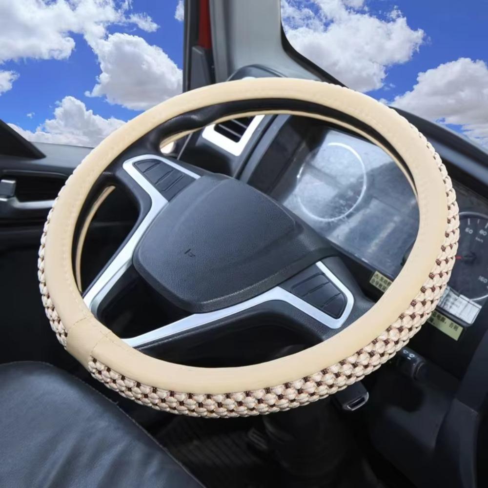 Breathable Material Car Steering Wheel Cover Non-Slip Auto Steering Wheel Wrap Truck Use бежевый
Breathable Material Car Steering Wheel Cover Non-Slip Auto Steering Wheel Wrap Truck Use бежевый