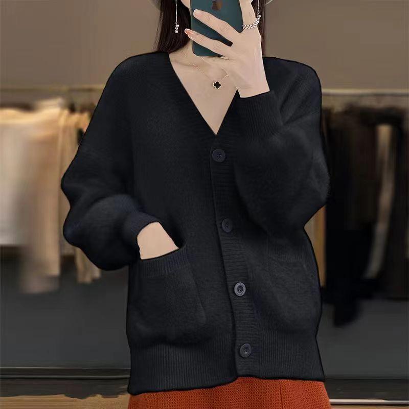 2025 autumn and winter new lazy style imitation mink knitted cardigan women s versatile long-sleeved sweater jacket top women s clothing one size fits all чорний
2025 autumn and winter new lazy style imitation mink knitted cardigan women s versatile long-sleeved sweater jacket top women s clothing one size fits all чорний