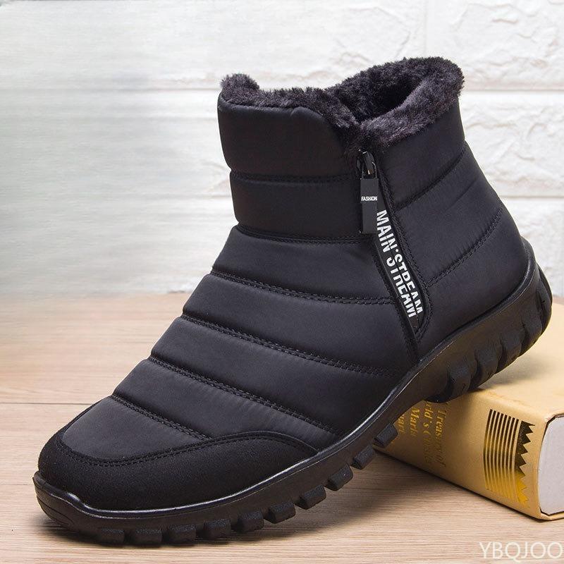 Зимние ботинки на молнии сбоку дышащие влагоотводящие противоскользящие износостойкие простые удобные теплые мужские хлопковые ботинки 43 чёрный
Зимние ботинки на молнии сбоку дышащие влагоотводящие противоскользящие износостойкие простые удобные теплые мужские хлопковые ботинки 43 чёрный