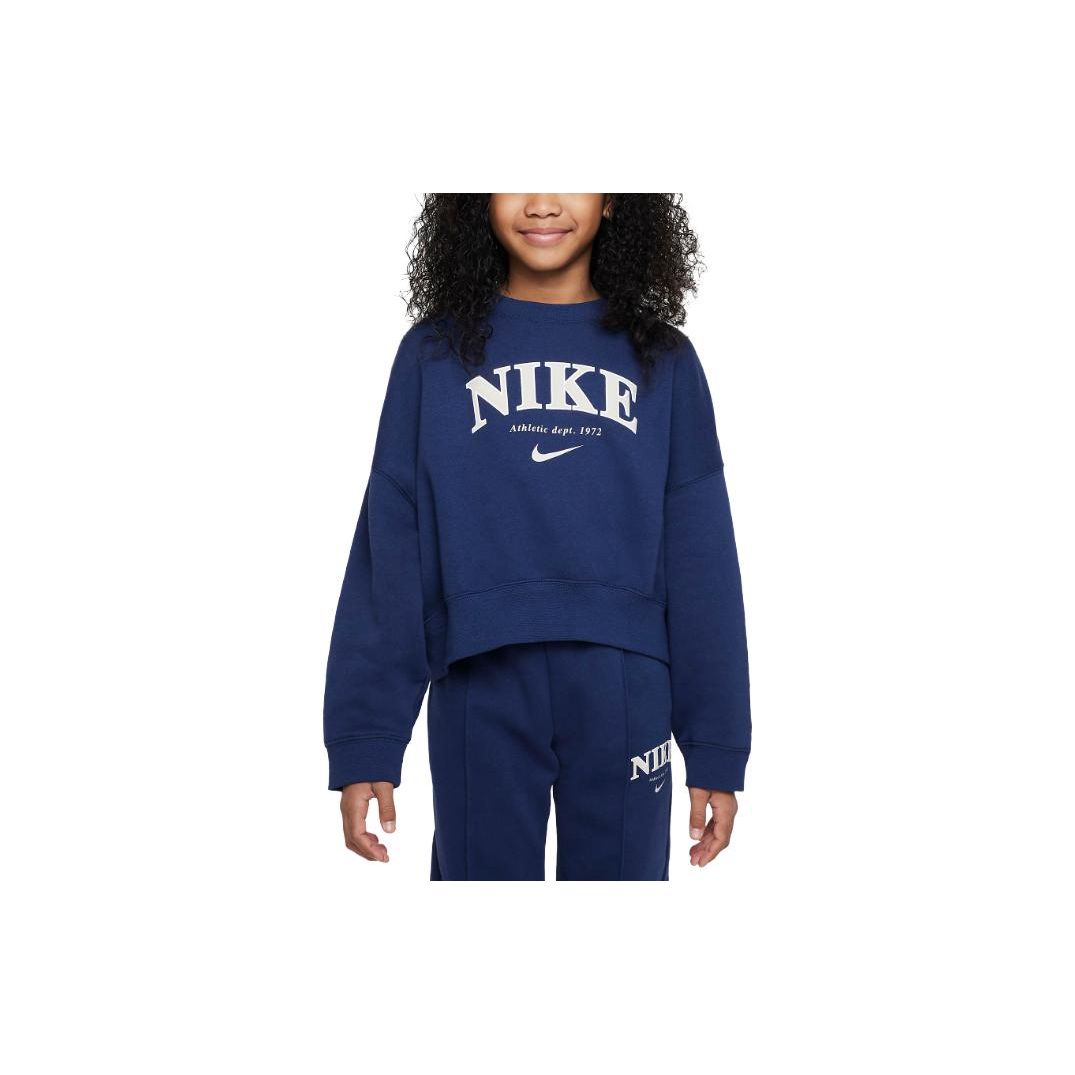 Nike Sportswear Trend Logo Print Crewneck Loose Sweatshirt Kids sweatshirt Navy-Blue FD0885-410 S
Nike Sportswear Trend Logo Print Crewneck Loose Sweatshirt Kids sweatshirt Navy-Blue FD0885-410 S