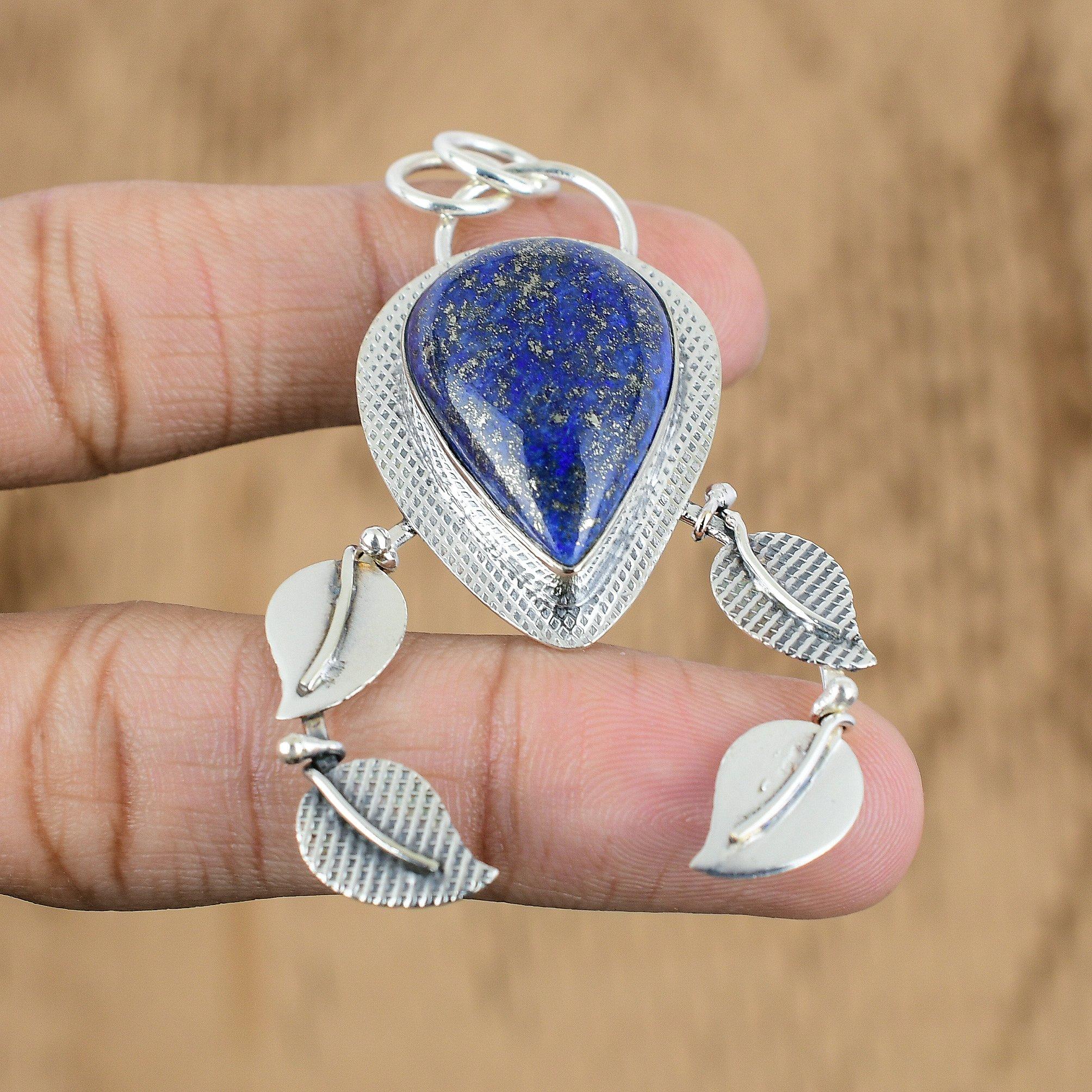 Gift For Women Jewelry Pendant 925 Sterling Silver Natural Lapis Lazuli Gemstone
Gift For Women Jewelry Pendant 925 Sterling Silver Natural Lapis Lazuli Gemstone