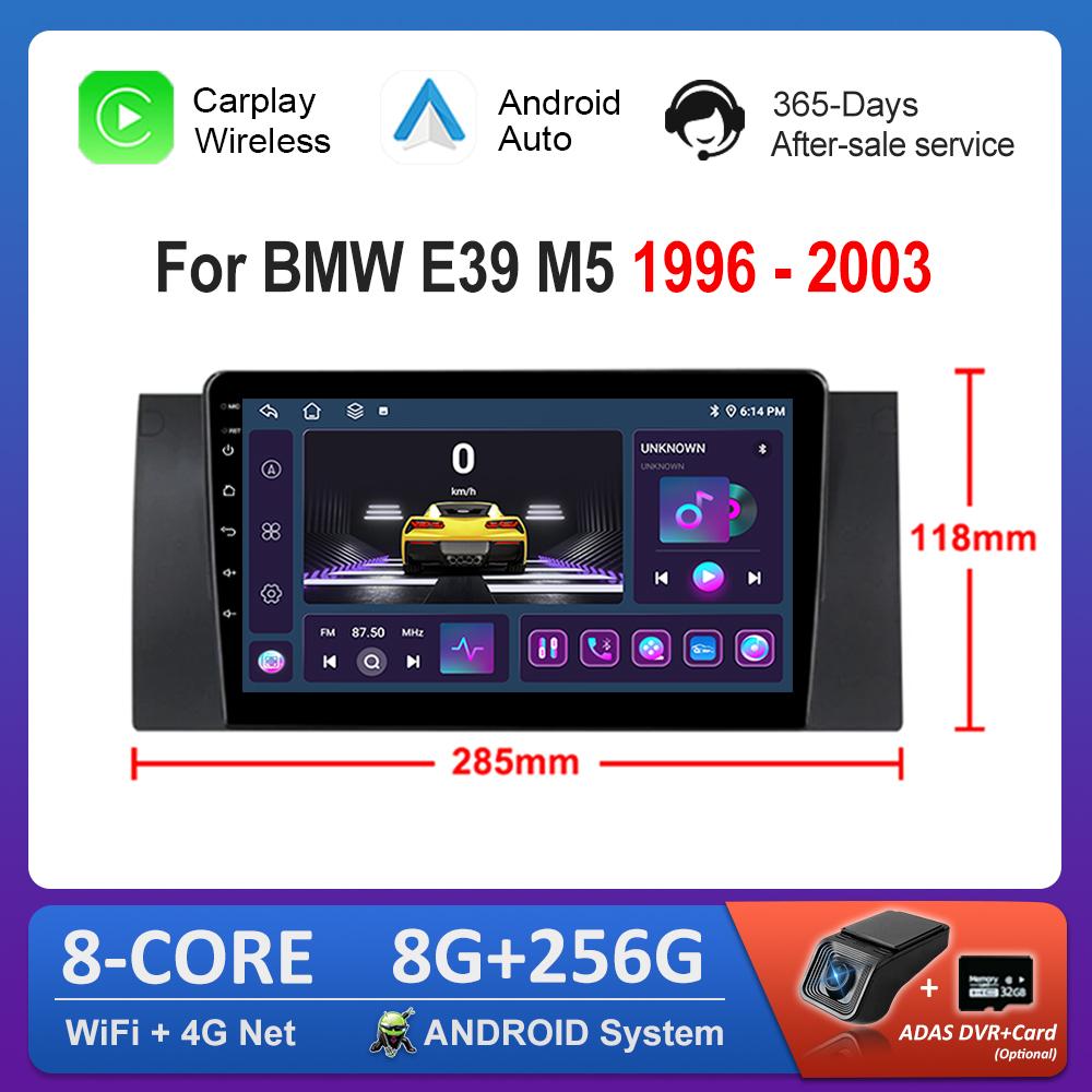 Carplay GPS Navigation for BMW E39 M5 1996 - 2003 DSP Stereo Car Radio Multimedia Player Android OS WiFi Head Unit
Carplay GPS Navigation for BMW E39 M5 1996 - 2003 DSP Stereo Car Radio Multimedia Player Android OS WiFi Head Unit