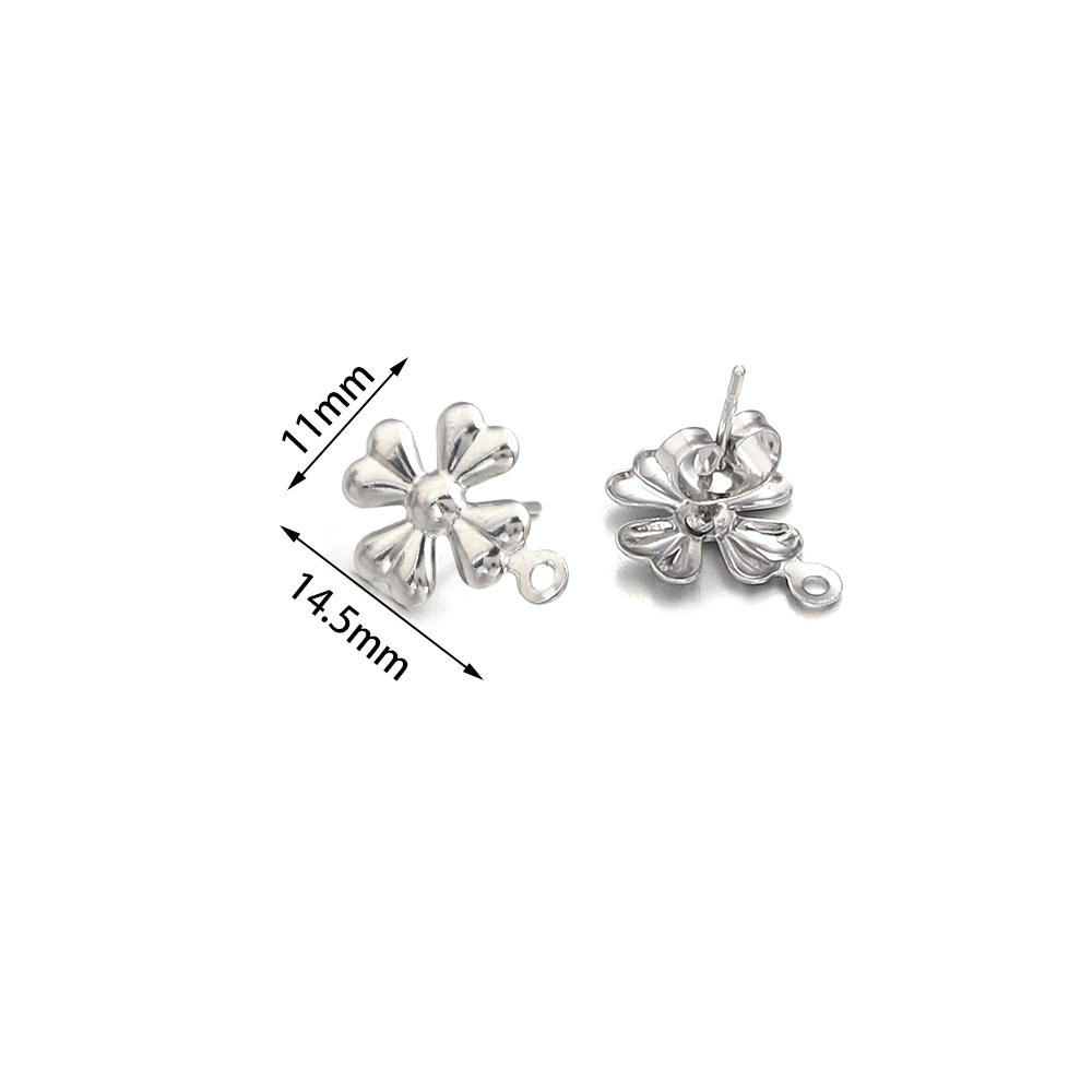 10pcs/Lot Stainless Steel Geometric Leaf Snowflake Earring Stud Earring Posts Connector For DIY Earring Jewelry Making Supplies
10pcs/Lot Stainless Steel Geometric Leaf Snowflake Earring Stud Earring Posts Connector For DIY Earring Jewelry Making Supplies