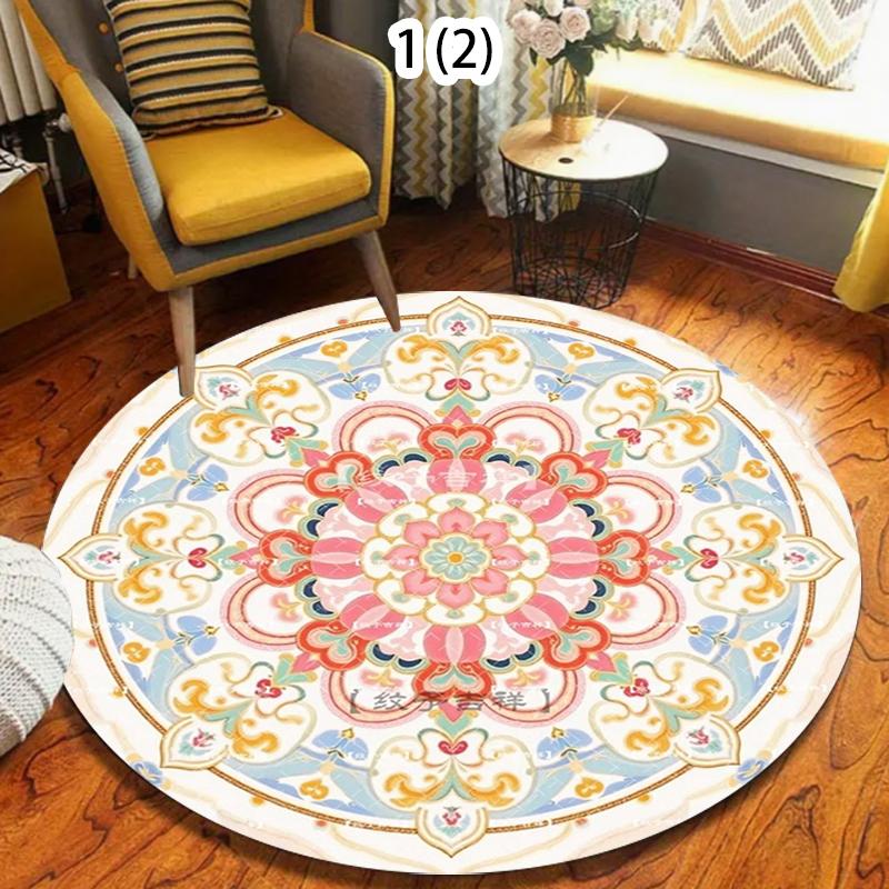 Mandala Pattern Carpet Mat Rug Home Decoration Bohemian Style Round Rug Kitchen Hallway Indoor Outdoor Decorative 60cm x 60cm
Mandala Pattern Carpet Mat Rug Home Decoration Bohemian Style Round Rug Kitchen Hallway Indoor Outdoor Decorative 60cm x 60cm