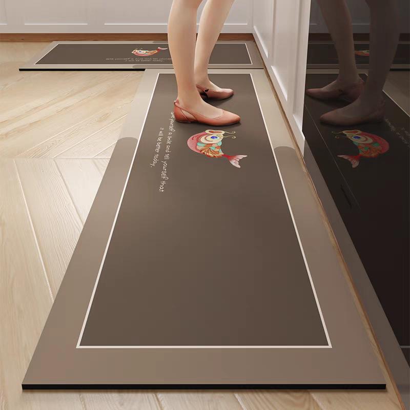 VIKAMA Retro kitchen floor mat, anti slip and oil resistant, kitchen specific Diatom mud mat, household kitchen carpet 30X40CM 1PC
VIKAMA Retro kitchen floor mat, anti slip and oil resistant, kitchen specific Diatom mud mat, household kitchen carpet 30X40CM 1PC
