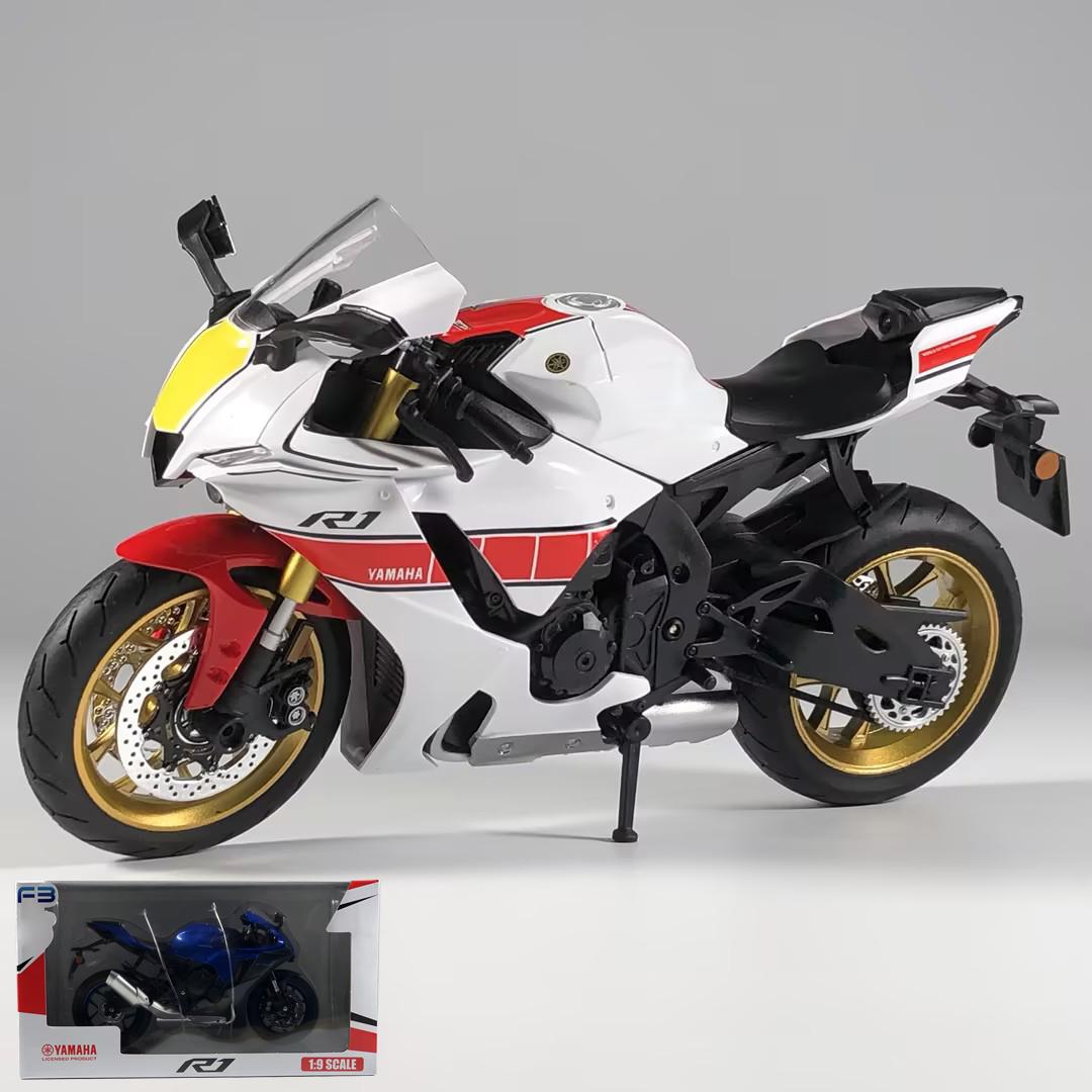 1:9 YAMAHA YZF-R1 YZFR1 Alloy Metal Diecast Model Motorcycle With Light Home Decoration Desktop Display Ornament High Simulation
1:9 YAMAHA YZF-R1 YZFR1 Alloy Metal Diecast Model Motorcycle With Light Home Decoration Desktop Display Ornament High Simulation