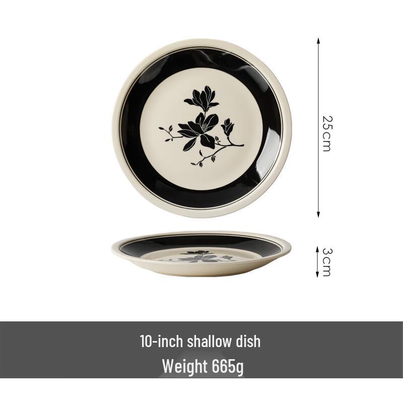 Ruhan Tulip Vintage Ceramic 10-inch Three-Compartment Plate
Ruhan Tulip Vintage Ceramic 10-inch Three-Compartment Plate