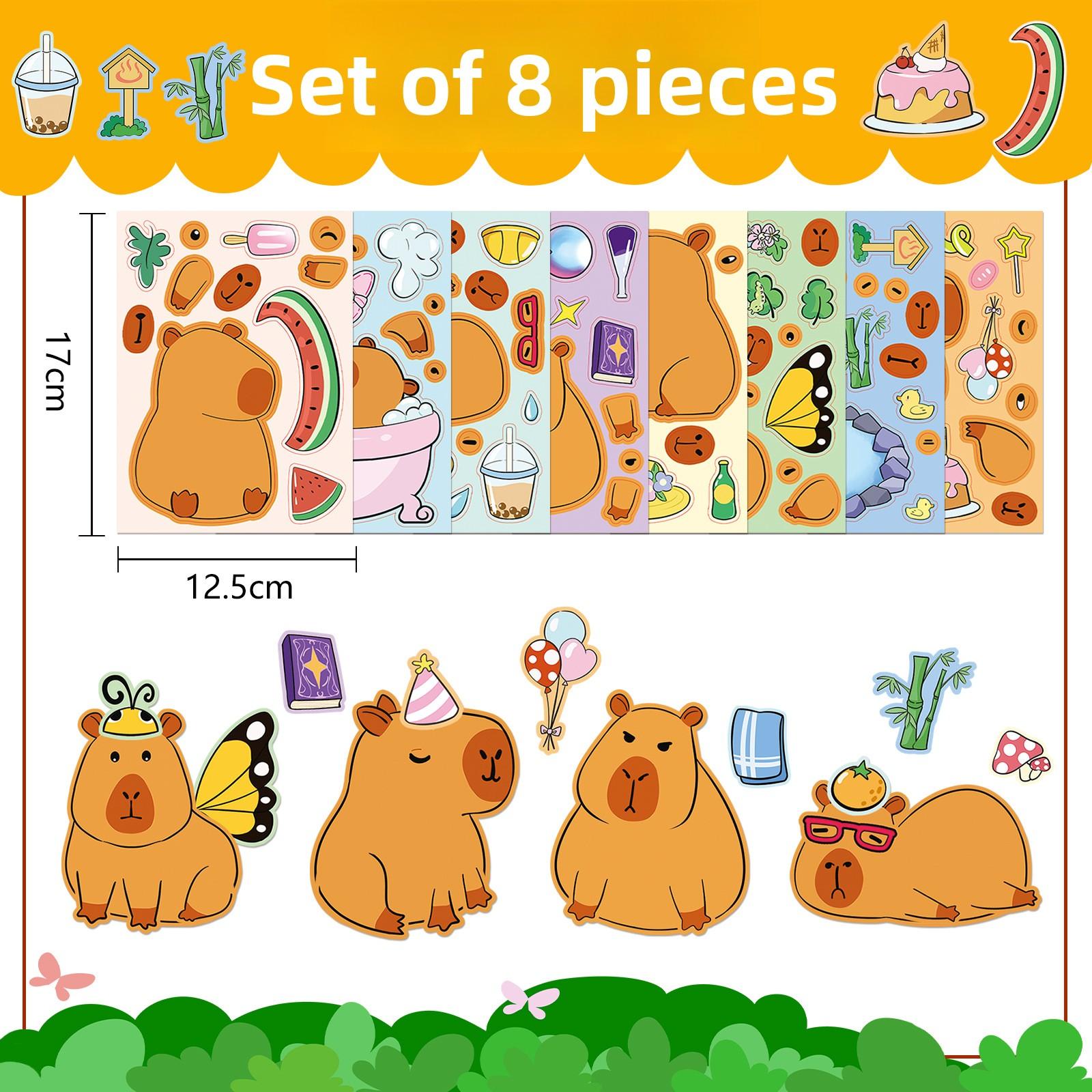 Original Capybara Face-changing Graffiti Cartoon Puzzle Sticker
Original Capybara Face-changing Graffiti Cartoon Puzzle Sticker