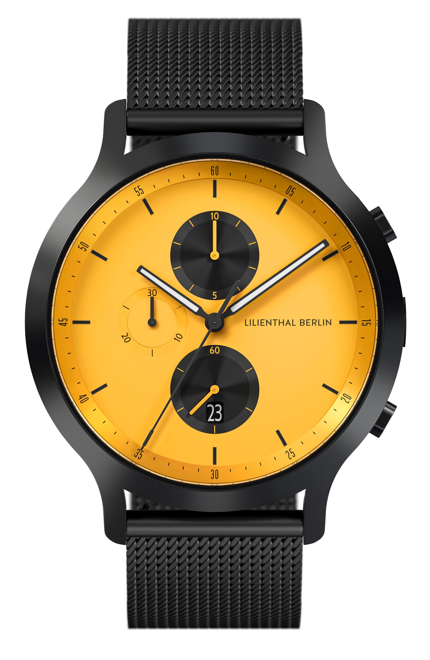 Lilianthal Berlin Chronograph Watch with Date Made in Model Black Men s Display, Germany, C01-116-B023C, оранжевый
Lilianthal Berlin Chronograph Watch with Date Made in Model Black Men s Display, Germany, C01-116-B023C, оранжевый