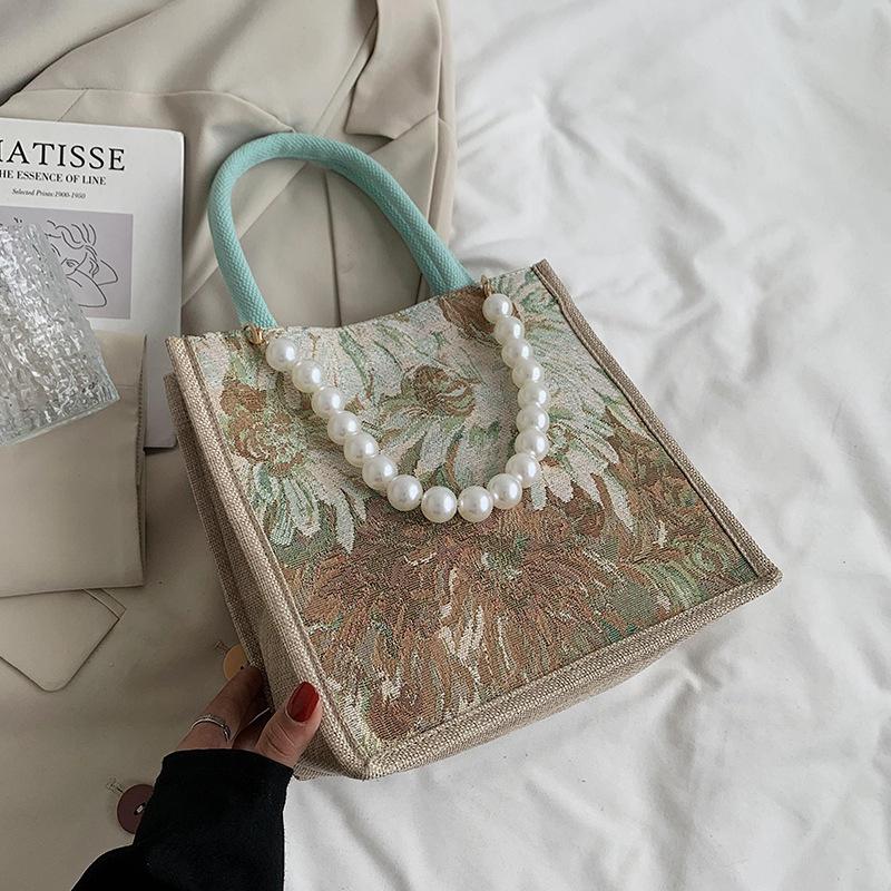 Summer Bag Large Capacity Tote Bag New Ins Commuting Portable Mother Bag Fashionable One shoulder Handbag
Summer Bag Large Capacity Tote Bag New Ins Commuting Portable Mother Bag Fashionable One shoulder Handbag