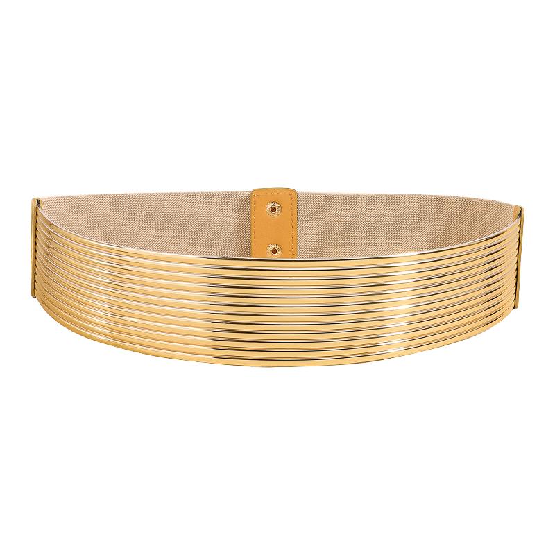 New Trendy Gold Women Waist Belt Bright Long Waist Corset Belts Silver Punk Elastic Cummerbunds Dress Accessories золотой
New Trendy Gold Women Waist Belt Bright Long Waist Corset Belts Silver Punk Elastic Cummerbunds Dress Accessories золотой