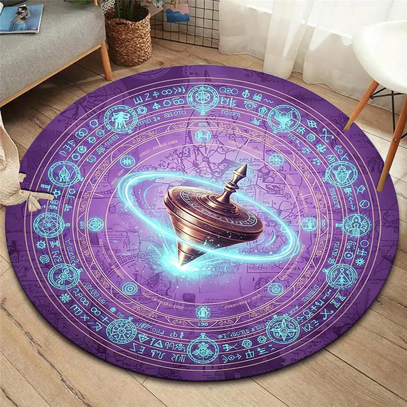 Круглий килим Vortex Crossing Gate, Килимок для вітальні, спальні, біля дивана, дитячої кімнати, Нековзкий килимок для підлоги 80cmx80cm
Круглий килим Vortex Crossing Gate, Килимок для вітальні, спальні, біля дивана, дитячої кімнати, Нековзкий килимок для підлоги 80cmx80cm