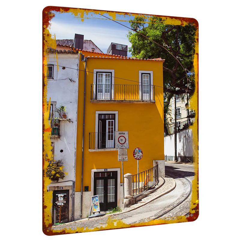 Vintage Lisbon Colored Building Metal Wall Art European Style Retro Home Decor for Living Room 20x30cm(7.8x11.8inch)
Vintage Lisbon Colored Building Metal Wall Art European Style Retro Home Decor for Living Room 20x30cm(7.8x11.8inch)