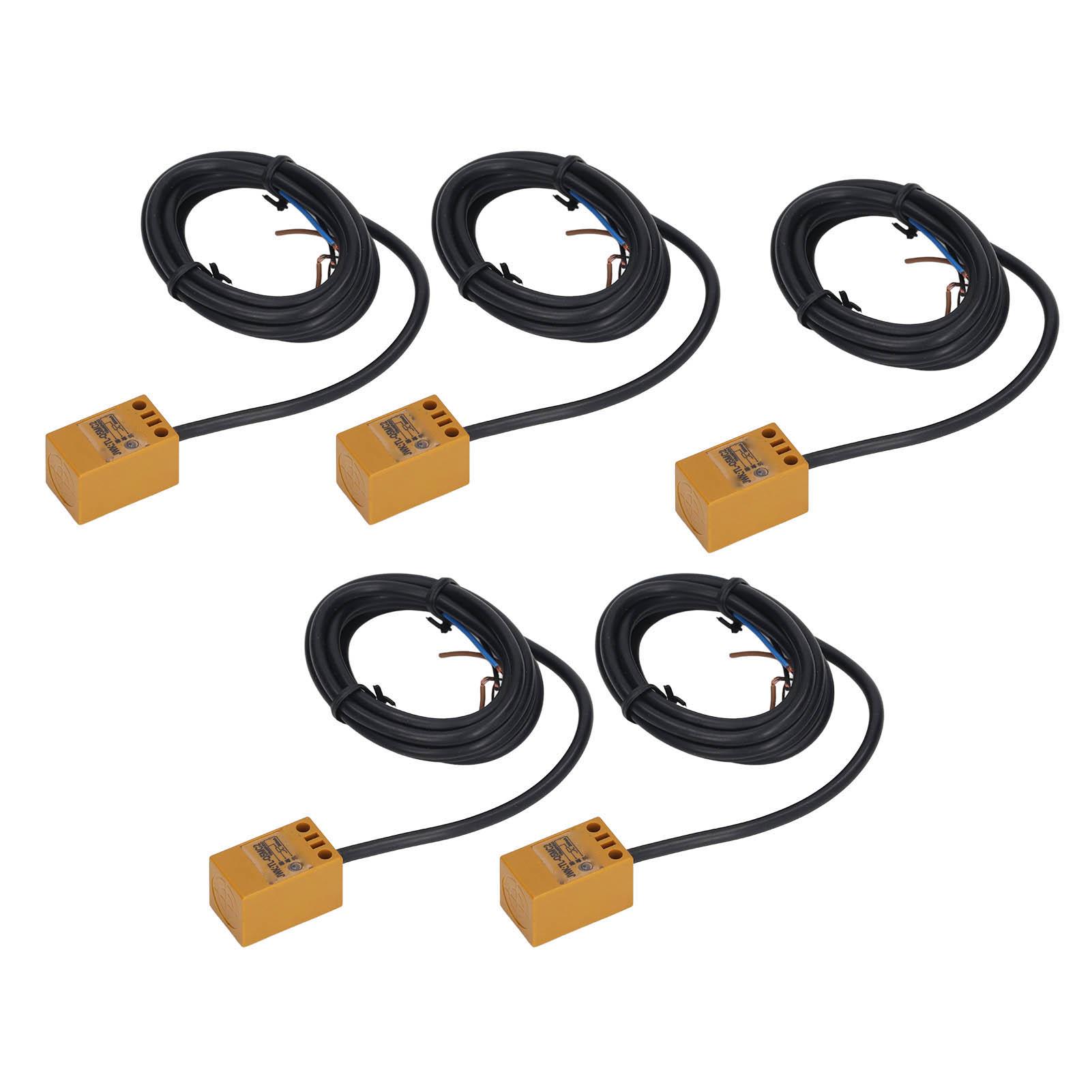 5Pcs Proximity Switch NPN Normally Closed IP65 28Hz Response Frequency Proximity Sensor 10‑30VDC 200mA
5Pcs Proximity Switch NPN Normally Closed IP65 28Hz Response Frequency Proximity Sensor 10‑30VDC 200mA