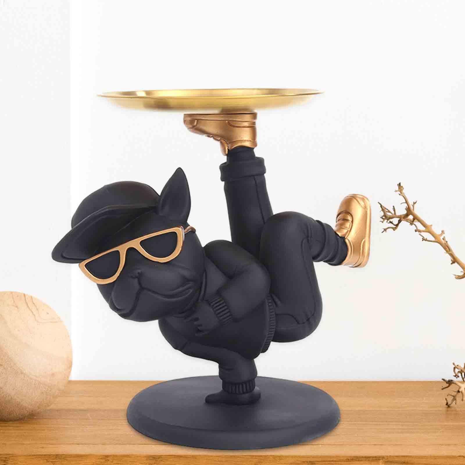 Resin Dog Tray Statue Nordic Dog Statue Tabletop Organizer Jewelry Trinket Tray for Living Room Office Shelf Cabinet Home
Resin Dog Tray Statue Nordic Dog Statue Tabletop Organizer Jewelry Trinket Tray for Living Room Office Shelf Cabinet Home