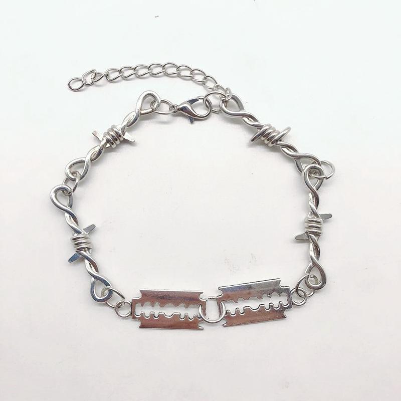 Small Wire Brambles Iron Unisex Choker Bracelet Women Hip-hop Gothic Punk Blade Barbed Wire Little Thorns Bracelet Choker Gifts
Small Wire Brambles Iron Unisex Choker Bracelet Women Hip-hop Gothic Punk Blade Barbed Wire Little Thorns Bracelet Choker Gifts