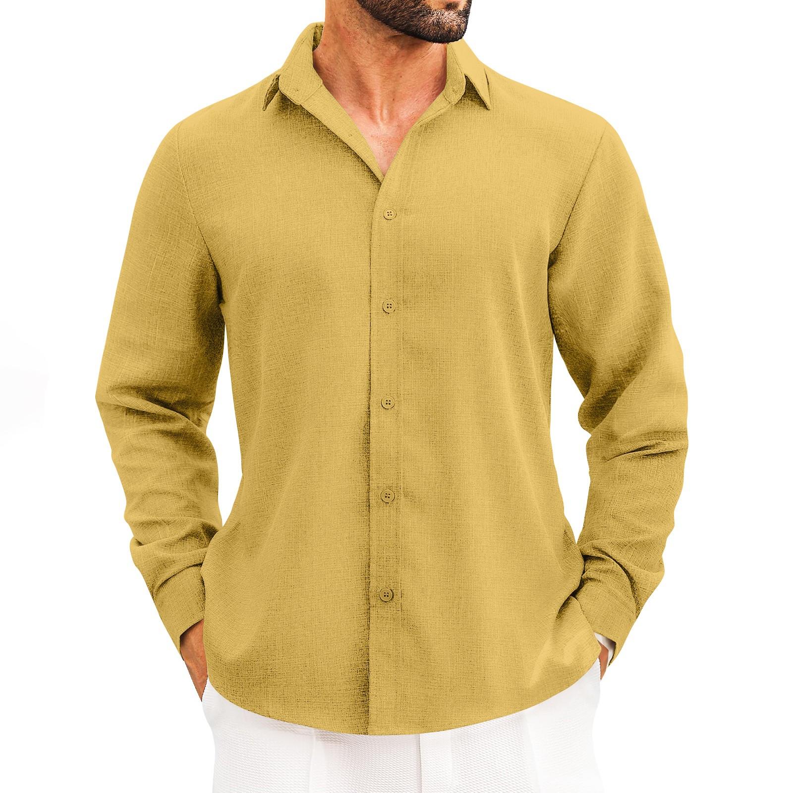 Four Seasons Long Sleeve V-neck Loose Shirt Spring Button Color Cotton Hemp Seaside Cardigan Shirt Men L верблюд
Four Seasons Long Sleeve V-neck Loose Shirt Spring Button Color Cotton Hemp Seaside Cardigan Shirt Men L верблюд