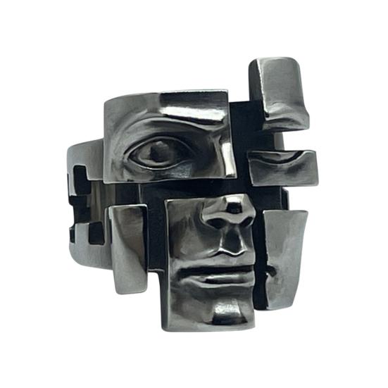 Кольцо на палец Унисекс Регулируемое Разъемное Дизайн с персонажем Кольцо из цинкового сплава Кольцо на тему защиты лица Ювелирные аксессуары A
Кольцо на палец Унисекс Регулируемое Разъемное Дизайн с персонажем Кольцо из цинкового сплава Кольцо на тему защиты лица Ювелирные аксессуары A