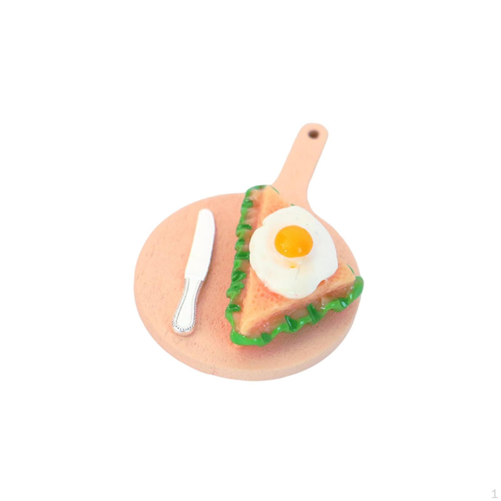 Set Accessories Toys, Miniature Food, 1/12 Scale DIY , Doll House, for Cooking Gift Boys Girls Egg Sandwich
Set Accessories Toys, Miniature Food, 1/12 Scale DIY , Doll House, for Cooking Gift Boys Girls Egg Sandwich