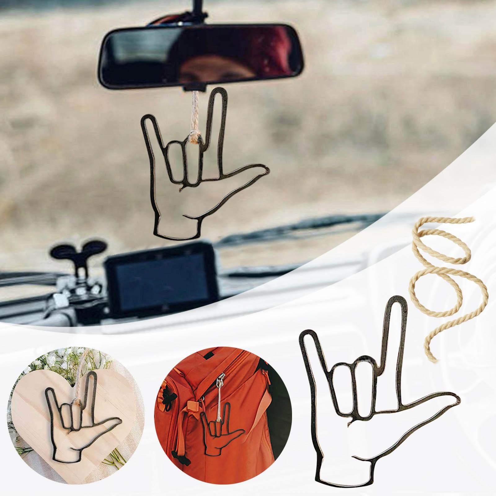 Valentine s Day Hand Gesture Pendant I Love You Hand Language Hanging Ornament Love Expression Acrylic Pendant Car Decoration One Size срібний
Valentine s Day Hand Gesture Pendant I Love You Hand Language Hanging Ornament Love Expression Acrylic Pendant Car Decoration One Size срібний
