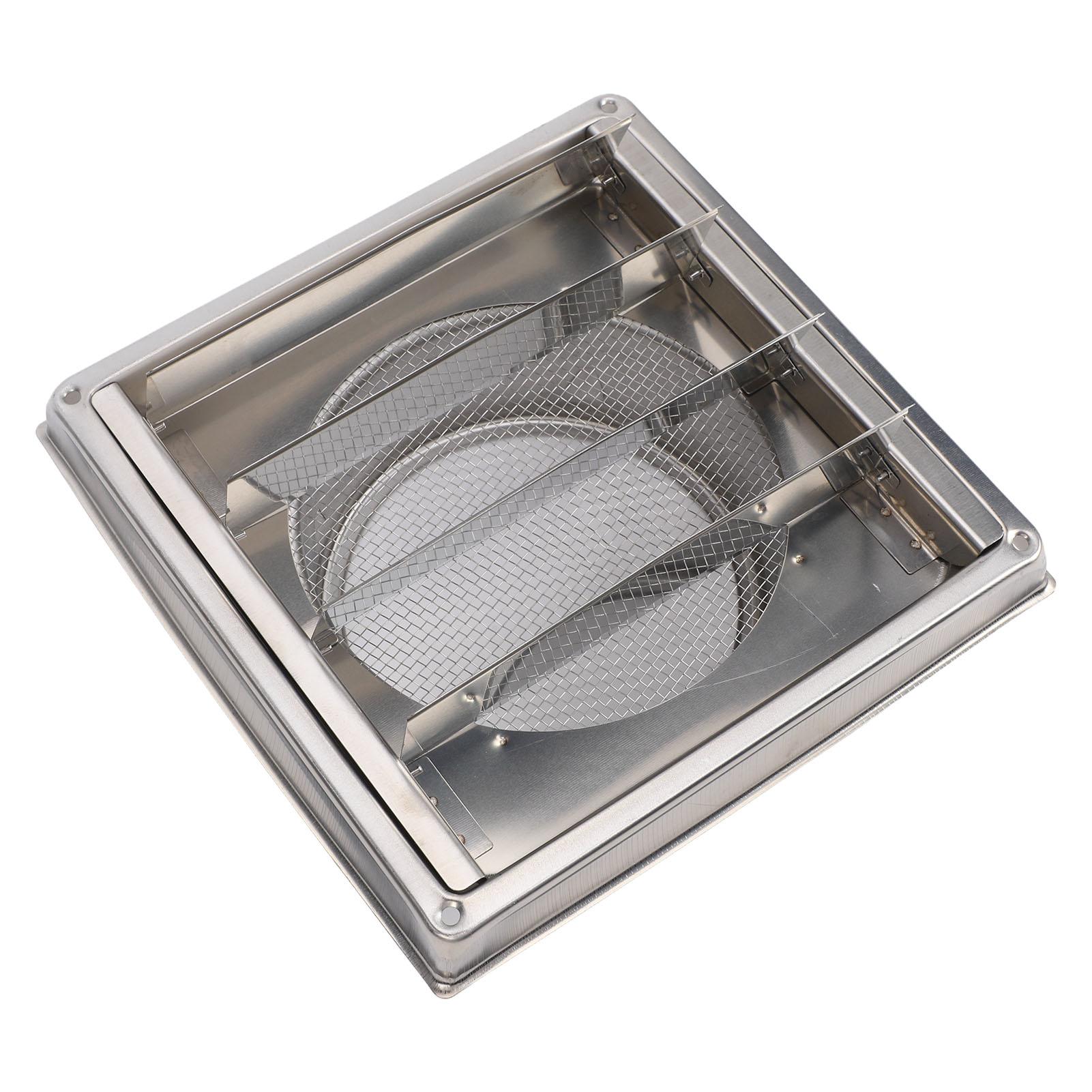 5 Inch Dryer Vent Cover 304 Stainless Steel Square Louvered Vent Cover with Screen for Bathroom Office Home
5 Inch Dryer Vent Cover 304 Stainless Steel Square Louvered Vent Cover with Screen for Bathroom Office Home