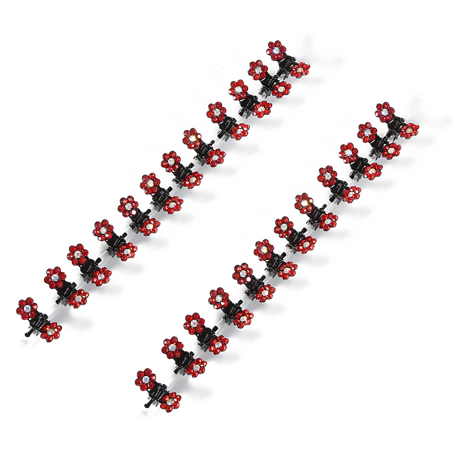 Маленькие мини заколки для волос со стразами для девочек 12 шт 2х1.6 см красный
Маленькие мини заколки для волос со стразами для девочек 12 шт 2х1.6 см красный