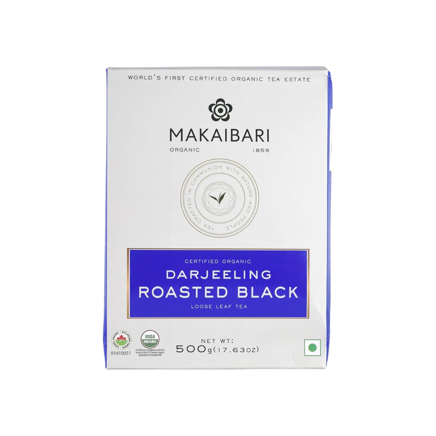 Makaibari Darjeeling Roasted Black | 500 gms Loose Leaf Tea | Roasted Black Tea | Monocartoon Tea Pack | Strong Tea
Makaibari Darjeeling Roasted Black | 500 gms Loose Leaf Tea | Roasted Black Tea | Monocartoon Tea Pack | Strong Tea