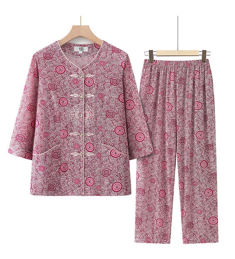 2026 Spring/Summer Floral Two-Piece Set for Middle-Aged & Elderly Women - Short-Sleeve Loose Home Wear. 5XL (145-160 kg) червоний
2026 Spring/Summer Floral Two-Piece Set for Middle-Aged & Elderly Women - Short-Sleeve Loose Home Wear. 5XL (145-160 kg) червоний