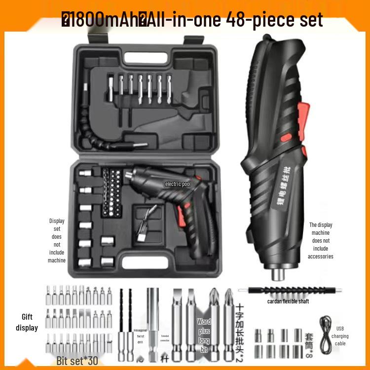 Перезаряжаемая 4,2 В Мини Электрическая Отвертка и Набор Дрелей
Перезаряжаемая 4,2 В Мини Электрическая Отвертка и Набор Дрелей