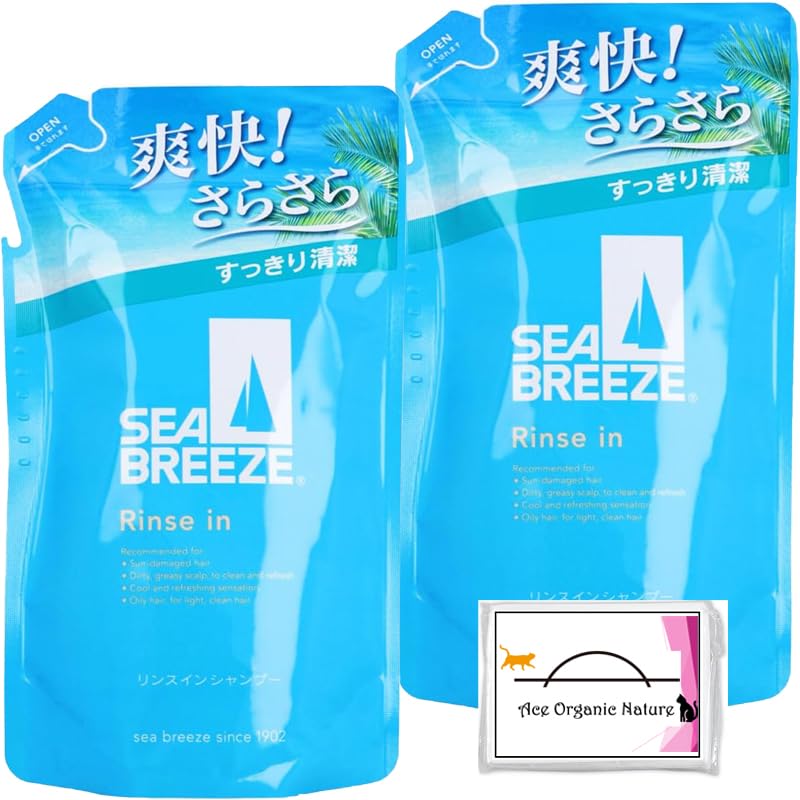 Sea Breeze Shampoo Refill Set with Special Tissue (Rinse-in Shampoo 330mL x 2 Set)
Sea Breeze Shampoo Refill Set with Special Tissue (Rinse-in Shampoo 330mL x 2 Set)