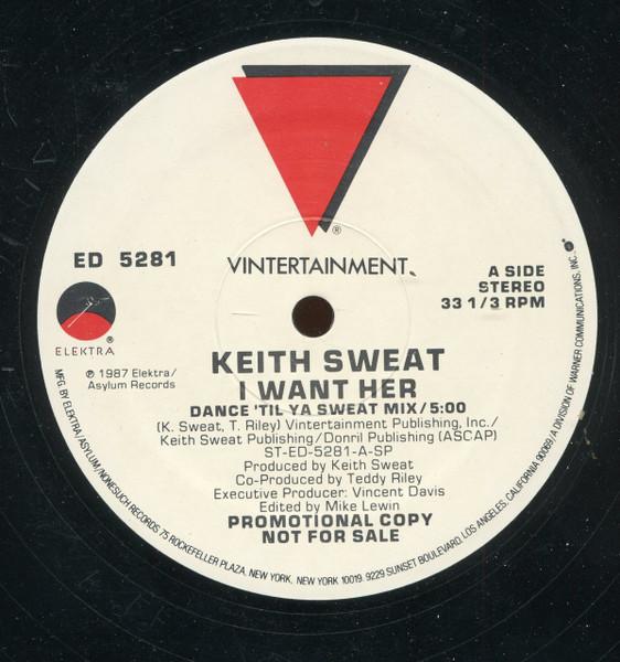 12inch Record KEITH SWEAT I Want Her ED5281PROMO Vintertainment 1987 Canada Rap HipHopRB Used
12inch Record KEITH SWEAT I Want Her ED5281PROMO Vintertainment 1987 Canada Rap HipHopRB Used