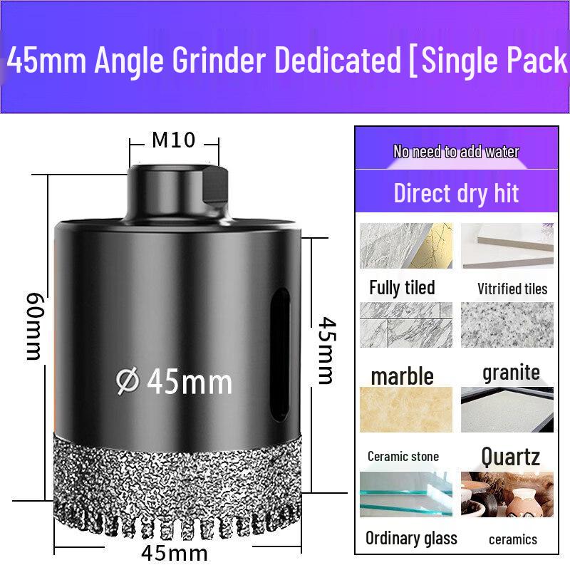Angle Grinder Ceramic Tile Hole Saw
Angle Grinder Ceramic Tile Hole Saw