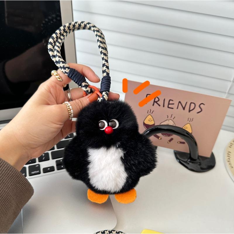 Real Fur Lovely Penguin Plush Keychain Cute Penguin Doll Backpack Pendant Creative Animal Key Chain Girls Women Bag Accessories 12 cm
Real Fur Lovely Penguin Plush Keychain Cute Penguin Doll Backpack Pendant Creative Animal Key Chain Girls Women Bag Accessories 12 cm
