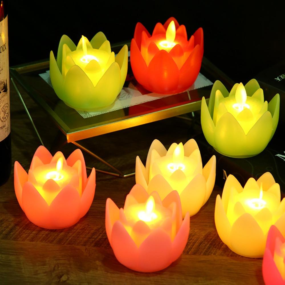 Lights Temple Flower Buddhist Hall Lanterns Led Electronic Lamp Lotus Candle Lamp Wishing Lamp
Lights Temple Flower Buddhist Hall Lanterns Led Electronic Lamp Lotus Candle Lamp Wishing Lamp