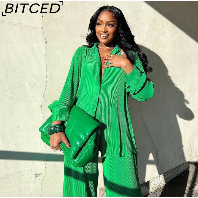 BITCED Женский сексуальный плиссированный свободный повседневный разноцветный костюм XXXL темно-зеленого
BITCED Женский сексуальный плиссированный свободный повседневный разноцветный костюм XXXL темно-зеленого