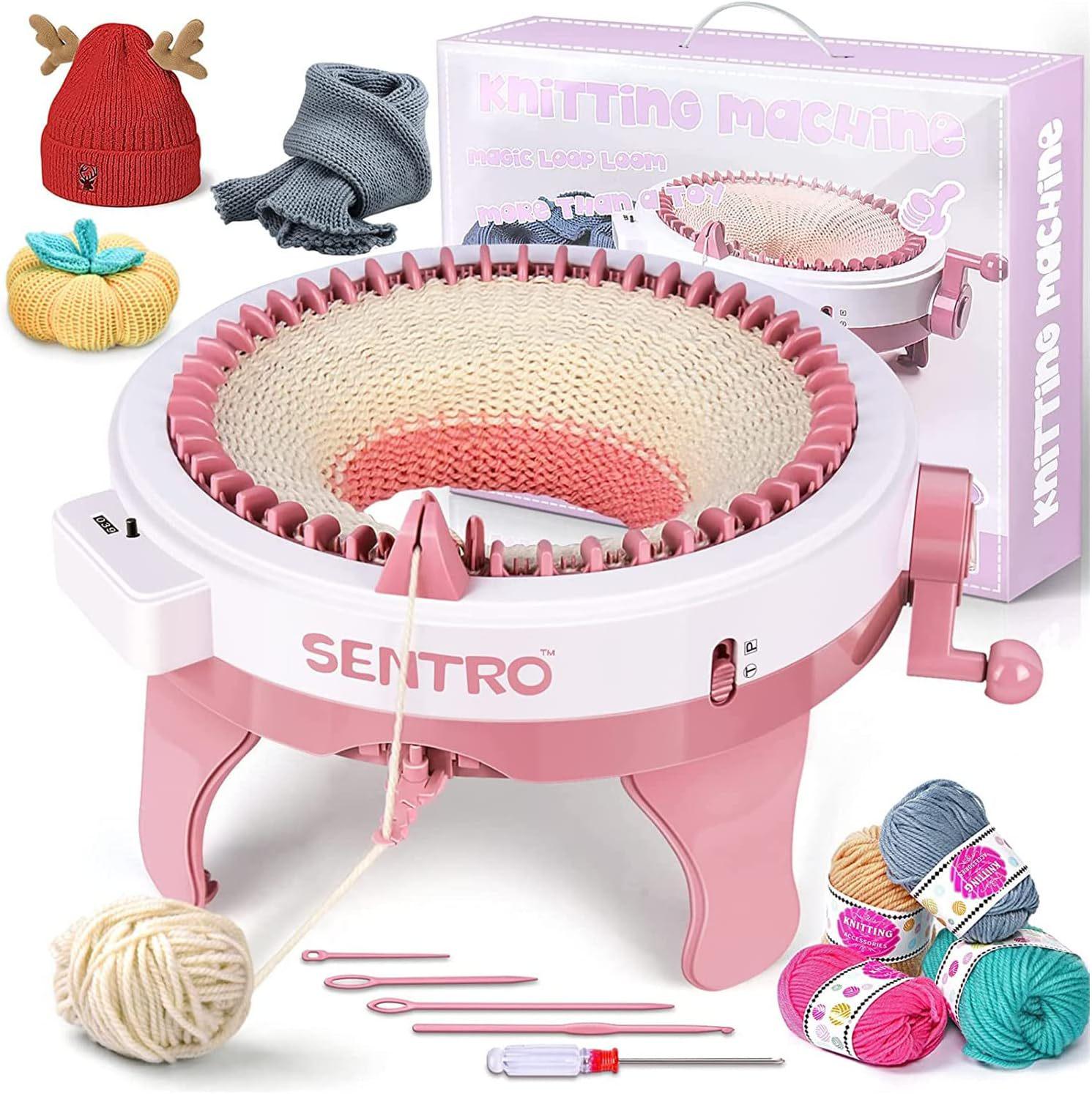 48-Needle DIY Hand-Cranked Knitting Machine: Interactive Wool Craft Toy for Girls Large 48-needle Knitting Machine
48-Needle DIY Hand-Cranked Knitting Machine: Interactive Wool Craft Toy for Girls Large 48-needle Knitting Machine