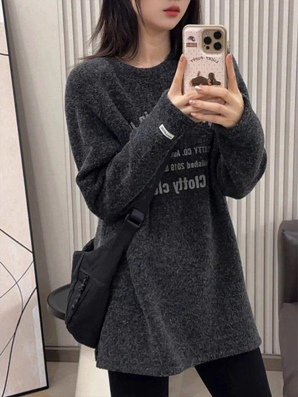 Women s Korean Style Round Neck Thermal T-shirt - Autumn/Winter Slimming Medium-Long Base Layer Top L темно-серого
Women s Korean Style Round Neck Thermal T-shirt - Autumn/Winter Slimming Medium-Long Base Layer Top L темно-серого
