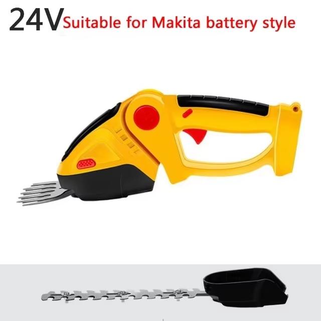24V Electric Hedge Trimmer 2 in 1 Household Lawn Mower Garden Bush Scissors Garden Grass Scissors Suitable for Makita Batteries
24V Electric Hedge Trimmer 2 in 1 Household Lawn Mower Garden Bush Scissors Garden Grass Scissors Suitable for Makita Batteries