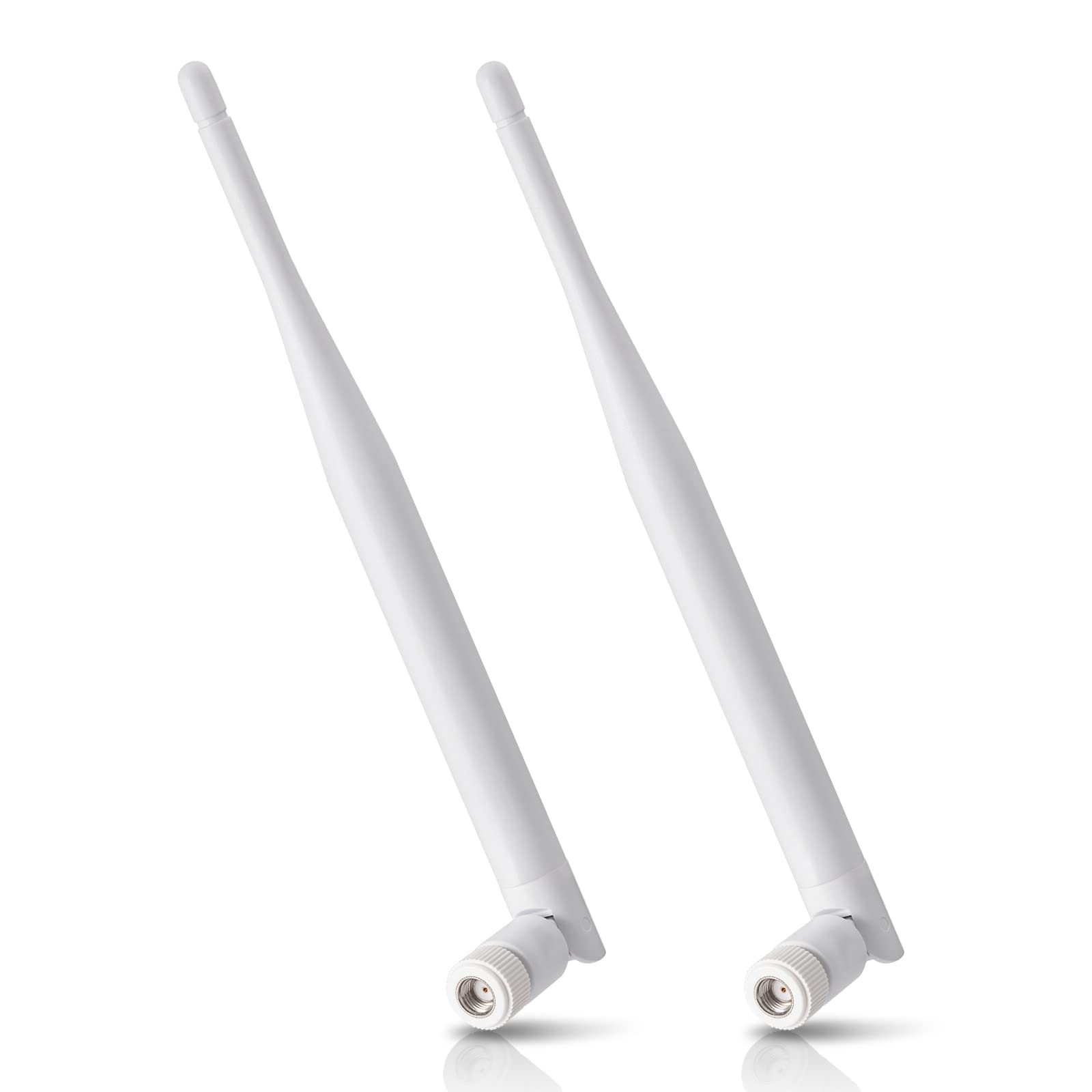 BINGFU 5GHZ 6dbi WIFI Antenna Omnidirectional Plug for Routers and Network Devices WIFI Bluetooth WiMAX Compatible White 2 Pieces 2.4GHz RP-SMA Wi-Fi
BINGFU 5GHZ 6dbi WIFI Antenna Omnidirectional Plug for Routers and Network Devices WIFI Bluetooth WiMAX Compatible White 2 Pieces 2.4GHz RP-SMA Wi-Fi