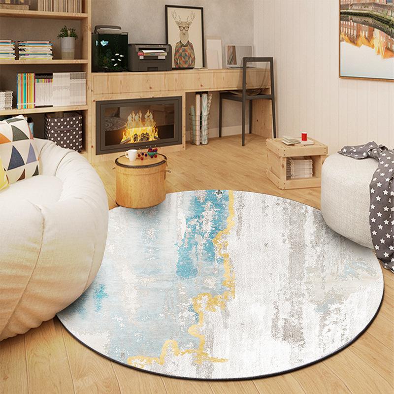 Круглый ковер Простая геометрия Ковер для журнального столика в гостиной Прикроватный коврик для спальни Компьютерное кресло-качалка 60*60CM
Круглый ковер Простая геометрия Ковер для журнального столика в гостиной Прикроватный коврик для спальни Компьютерное кресло-качалка 60*60CM