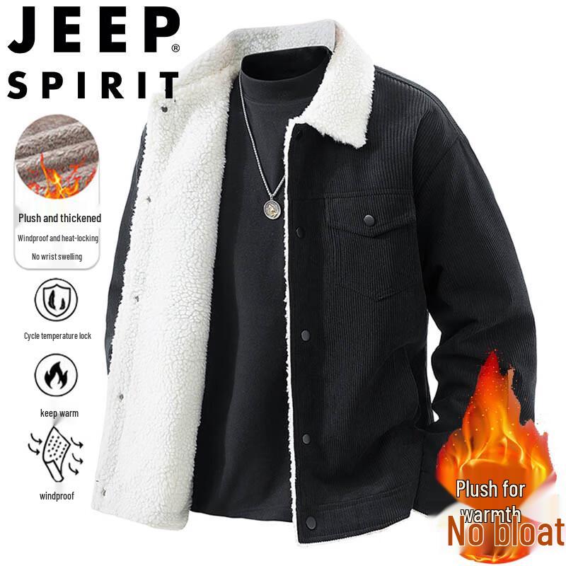 JEEP SPIRIT Men s Casual Warm Lapel Jacket XL
JEEP SPIRIT Men s Casual Warm Lapel Jacket XL