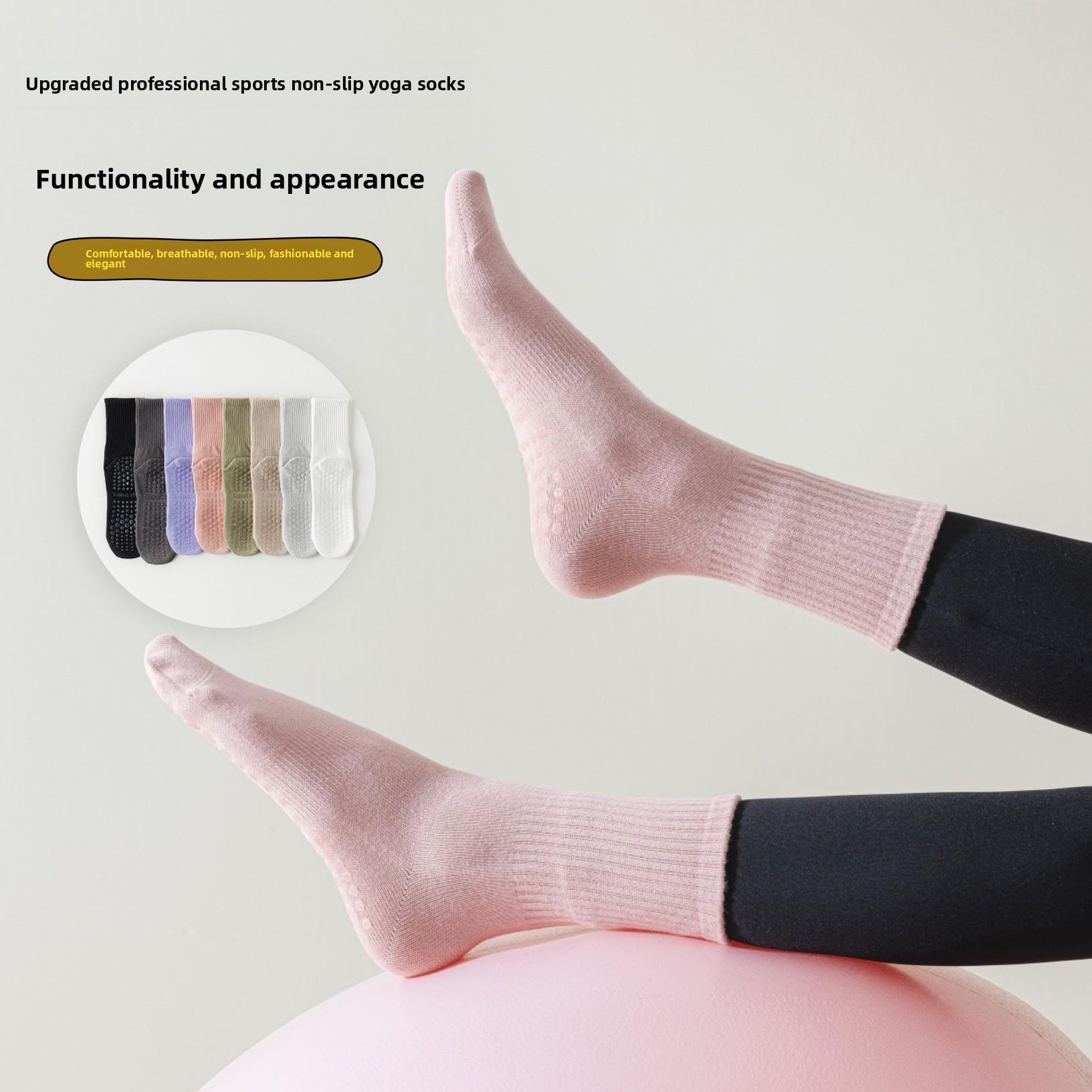 5 Pairs of Cotton Boneless Yoga Socks Mid-calf Socks Non-slip Silicone Sports Socks Ladies Dance Pilates Floor Stockings 5 Pairs бежевий
5 Pairs of Cotton Boneless Yoga Socks Mid-calf Socks Non-slip Silicone Sports Socks Ladies Dance Pilates Floor Stockings 5 Pairs бежевий