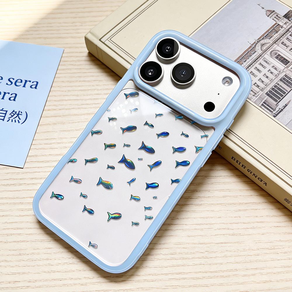 Dark Blue Fish School Drop-proof Transparent Phone Case for iPhone 16/15 Promax iPhone 17 Air
Dark Blue Fish School Drop-proof Transparent Phone Case for iPhone 16/15 Promax iPhone 17 Air