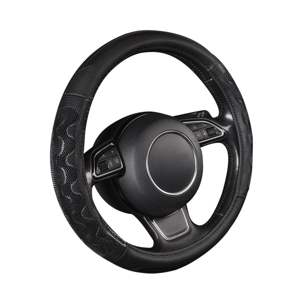 Автомобильный чехол на руль из искусственной кожи, универсальный размер от 37 до 38 см, спортивная ручка, сотовый дизайн, дышащий противоскользящий спортивный гоночный стиль чёрный
Автомобильный чехол на руль из искусственной кожи, универсальный размер от 37 до 38 см, спортивная ручка, сотовый дизайн, дышащий противоскользящий спортивный гоночный стиль чёрный