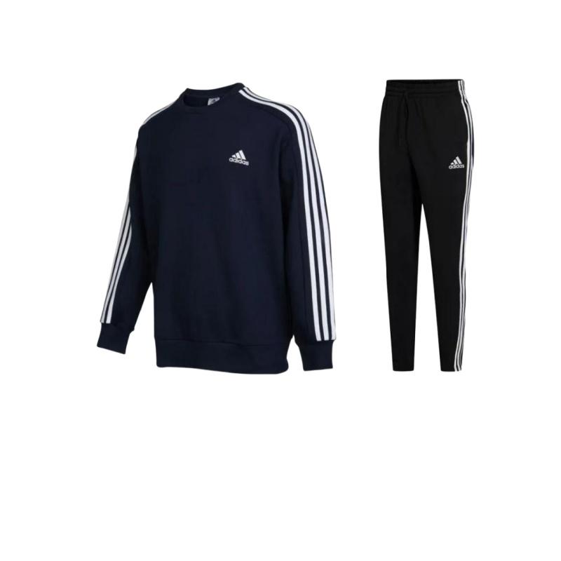 Adidas Полосатый трикотажный свитер с круглым вырезом и длинными рукавами, вышитый логотипом, и длинные брюки со средней посадкой, повседневный спортивный комплект для мужчин, толстовка, брюки GK8995+-IC9318
Adidas Полосатый трикотажный свитер с круглым вырезом и длинными рукавами, вышитый логотипом, и длинные брюки со средней посадкой, повседневный спортивный комплект для мужчин, толстовка, брюки GK8995+-IC9318